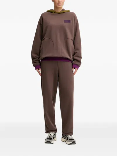 双面抽绳运动裤