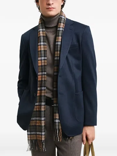 Gant Patch-pockets Blazer In Blue