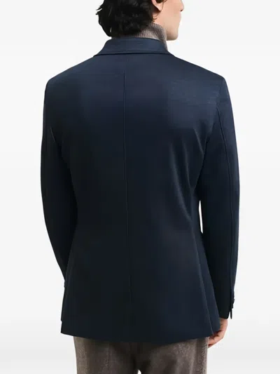 Gant Patch-pockets Blazer In Blue
