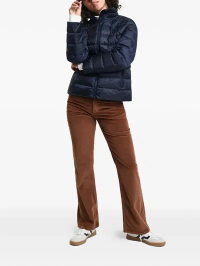 Gant Quilted Jacket In Blue