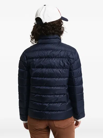 Gant Quilted Jacket In Blue