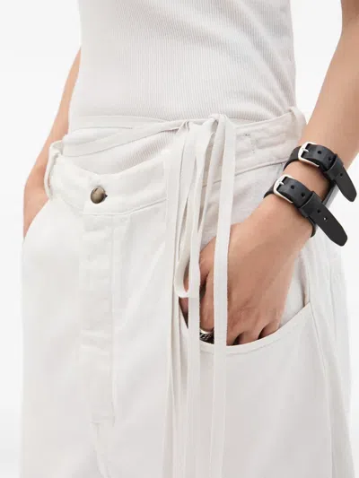 Ann Demeulemeester Genoveva 5-pockets Relaxed Flared Trousers In Multi