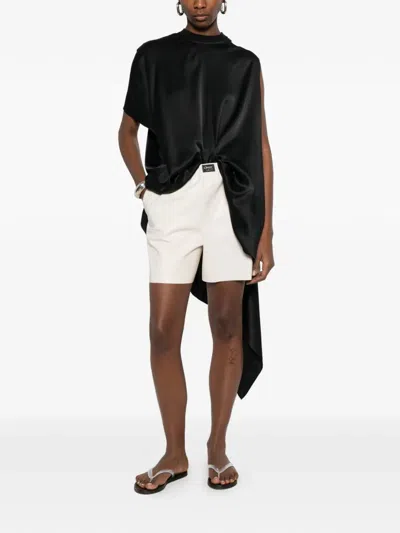 Coperni Elasticated Boxer Shorts In White