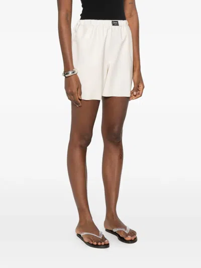 Coperni Elasticated Boxer Shorts In White