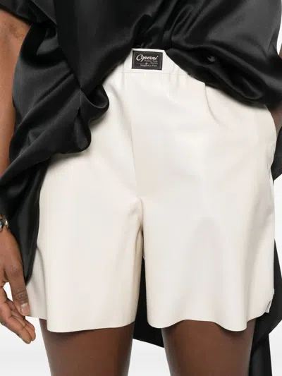 Coperni Elasticated Boxer Shorts In White