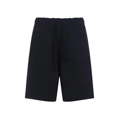 Studio Nicholson Ikria Patch Pocket Drawstring Short In Black