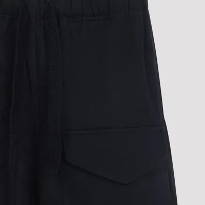 Studio Nicholson Ikria Patch Pocket Drawstring Short In Black