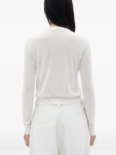 Ann Demeulemeester Bjel Button-up Cardigan In White