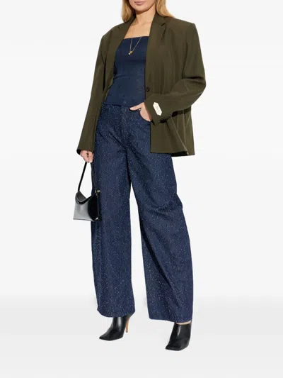 Jacquemus Virgin Wool Jacket In Green