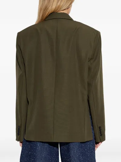 Jacquemus Virgin Wool Jacket In Green
