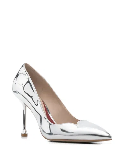 Liu •jo Liu Jo Laminated Mirrored Pumps In Silver