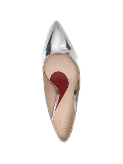 Liu •jo Liu Jo Laminated Mirrored Pumps In Silver