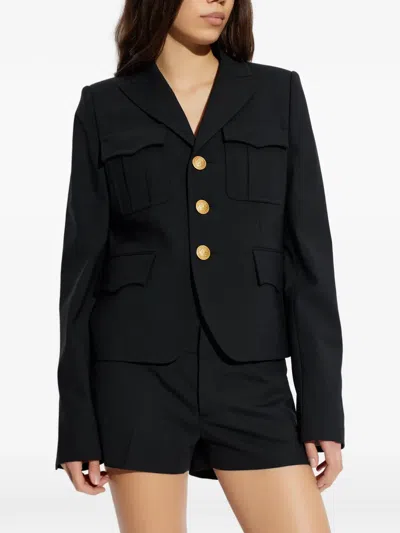 Dsquared2 Flap-pocket Single-breasted Blazer In Black