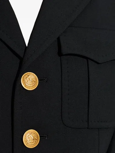 Dsquared2 Flap-pocket Single-breasted Blazer In Black