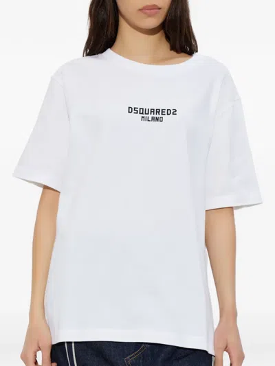 Dsquared2 Short-sleeved T-shirt In White