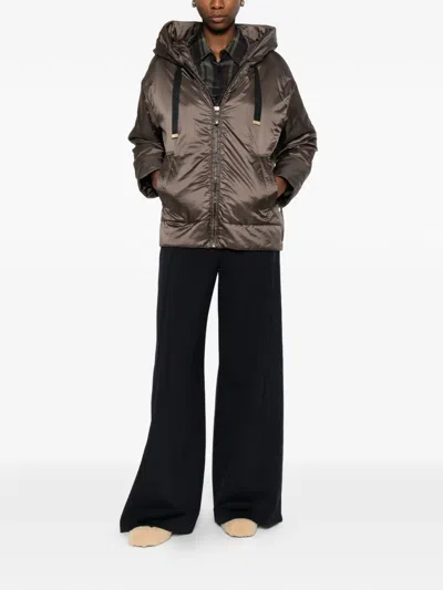 Max Mara Studio Satin-lined Trousers In Black