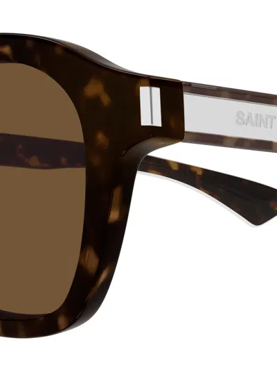Saint Laurent Round-frame Sunglasses In Multi