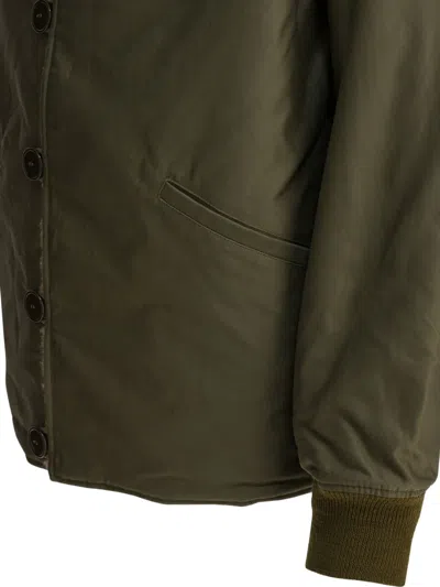 Buzz Rickson's M-1943 Liner Button Jacket In Green