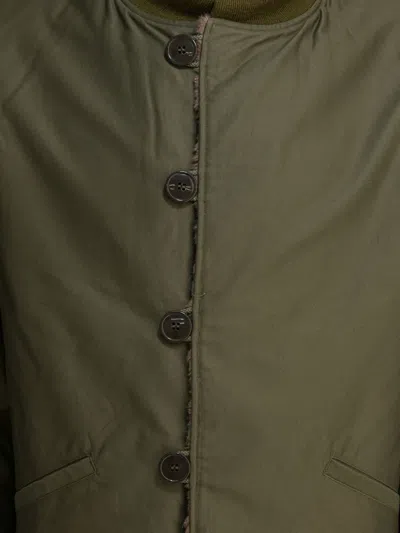 Buzz Rickson's M-1943 Liner Button Jacket In Green