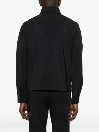 Moorer Buttoned Pocket Jacket In Black