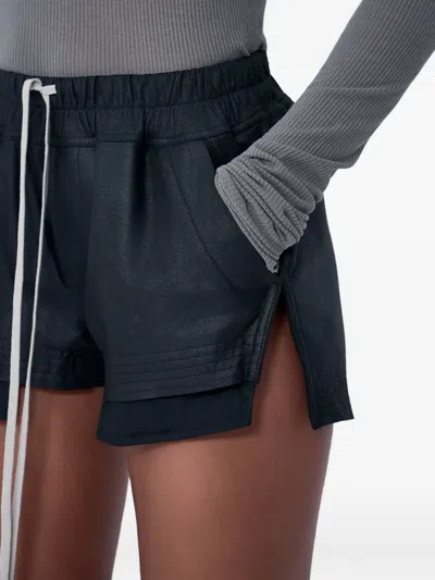 Rick Owens Elasticated Drawstring Shorts In Black