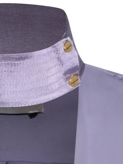 Elisabetta Franchi Shirts Light And Natural In Purple