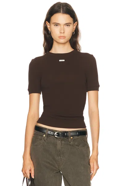 Entire Studios Logo-label T-shirt In Brown