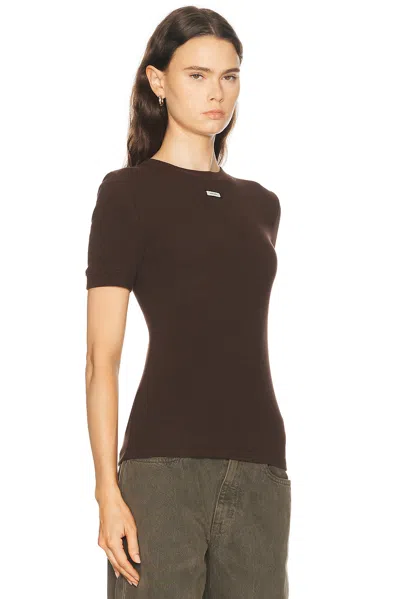 Entire Studios Logo-label T-shirt In Brown