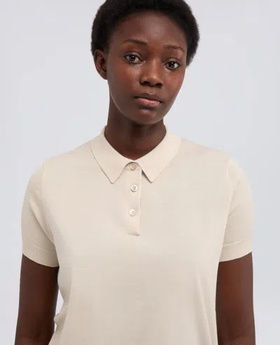 Aspesi Buttoned Polo Shirt In Brown