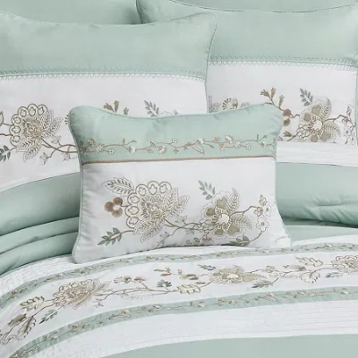 Royal Court Spring Social Boudoir Decorative Throw Pillow In Green