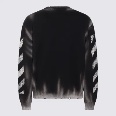 Off-white Sweaters Blacks And Greys In Black