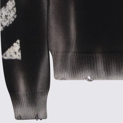 Off-white Sweaters Blacks And Greys In Black