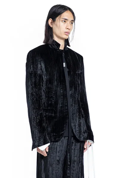 Ann Demeulemeester Lucius Deconstructed Jacket In Black