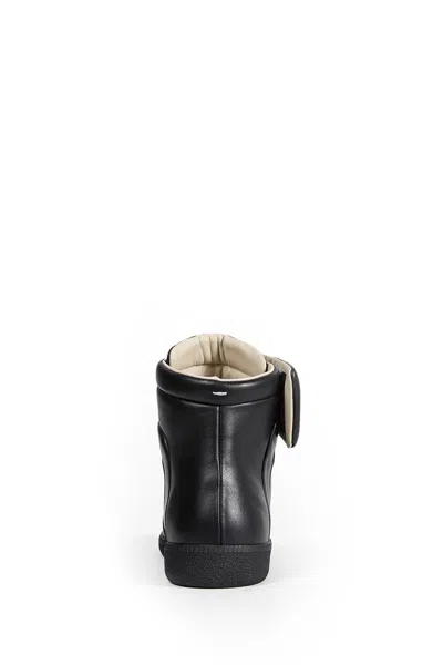 Maison Margiela Future Low Sneakers Ankle Length Rubber Sole In Black