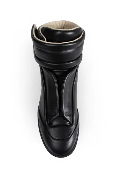 Maison Margiela Future Low Sneakers Ankle Length Rubber Sole In Black