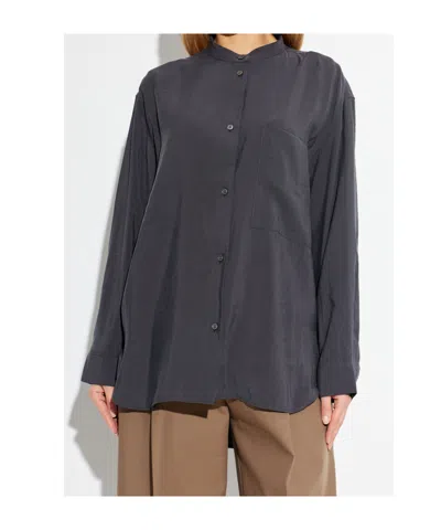 Studio Nicholson Buttoned Pocket Shirt In Black