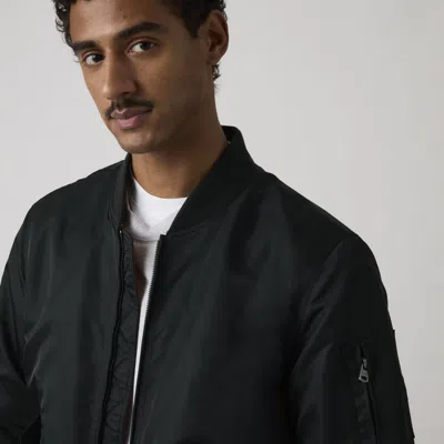 Levi's Flight Bomber Jacket In Black