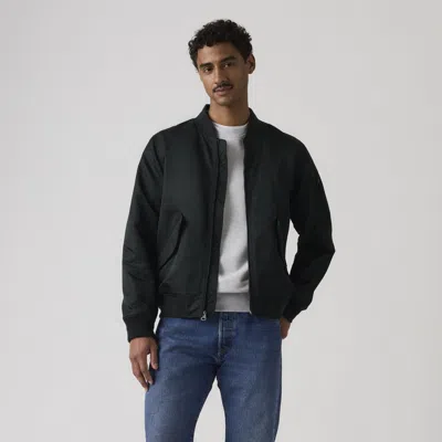 Levi's Flight Bomber Jacket In Black
