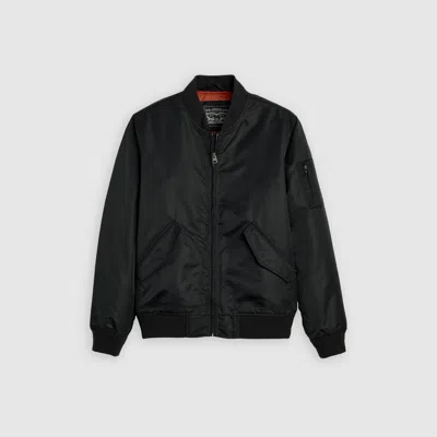 Levi's Flight Bomber Jacket In Black