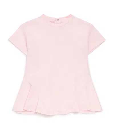 Givenchy Cotton Logo Dress In Pink