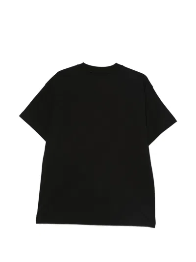 Flâneur Logo-patch T-shirt In Black