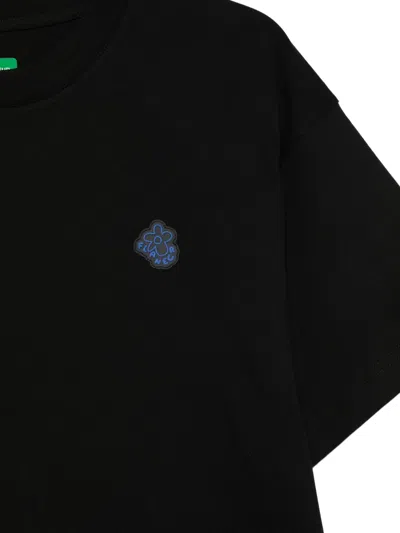 Flâneur Logo-patch T-shirt In Black
