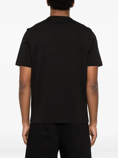 Ps By Paul Smith Ps Paul Smith Drink Graphic Organic Cotton T-shirt In Black