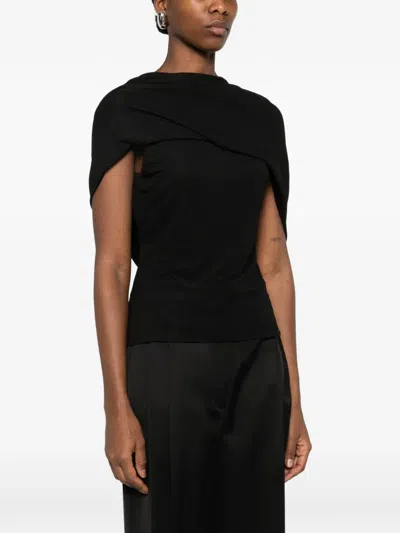 Esse Studios Solina Black Blouse In Black