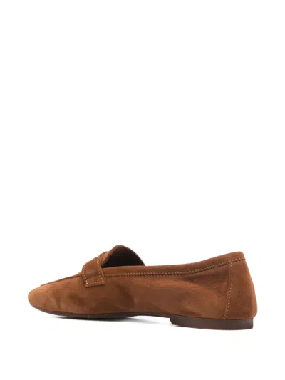 P.a.r.o.s.h Strap Loafers In Brown