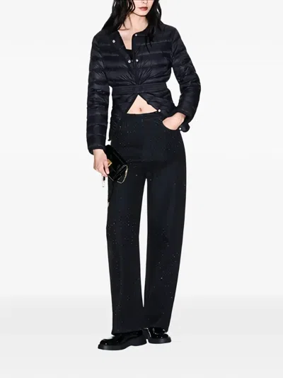 Armani Exchange Button-up Jacket In Black