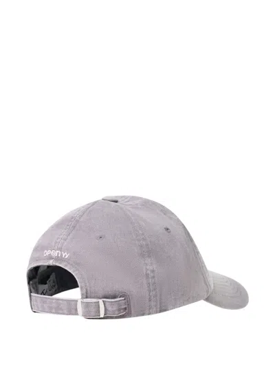 Open Yy Gradient Baseball Cap In Gray