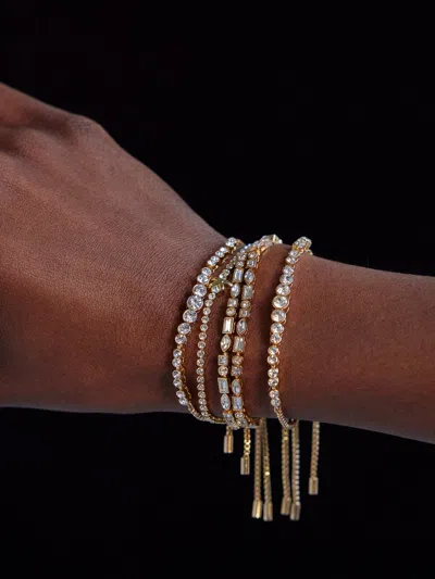 Baublebar Daphne Pull Tie Bracelet In Gold