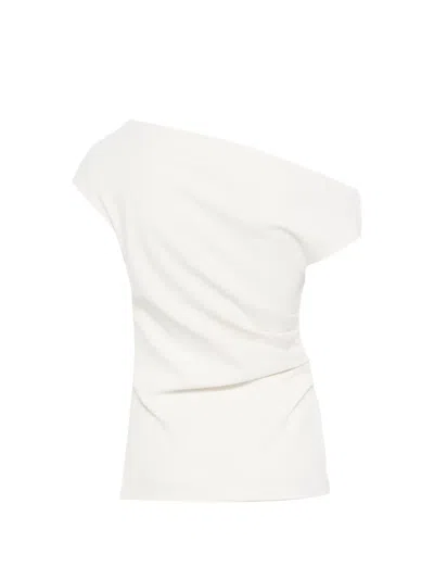 P.a.r.o.s.h One-shoulder Blouse In Neutral