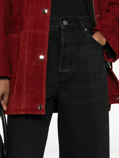 Frame The Collegiate Button Jeans In Multi